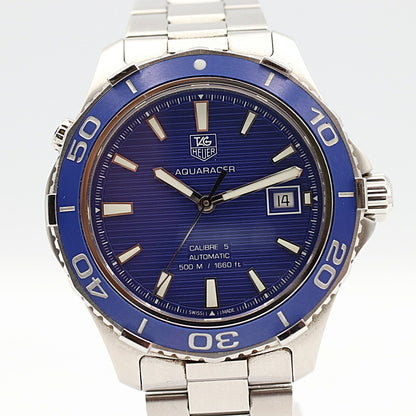 *N MINT* TAG HEUER Aquaracer BA0830 WAK2111 Automatic Blue Dial 42mm Mens Watch