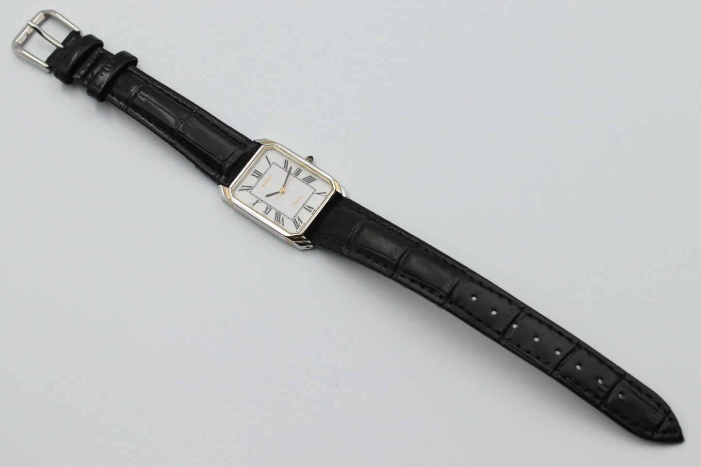 *NEAR MINT* Vintage SEIKO Dolce 5S21-5A10 Quartz White Roman Dial Women Watch