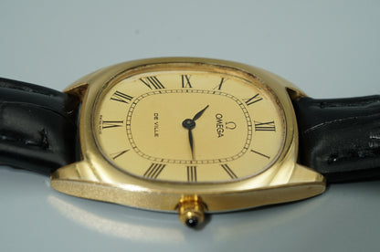 *Exc+5* Vintage 1971 OMEGA De Ville Cal.625 Hand Wind Gold Roman 29mm Mens Watch