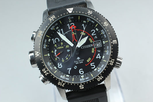 **MINT** Citizen Promaster J280-R008455 Date Eco Drive Solar Mens Watch JAPAN