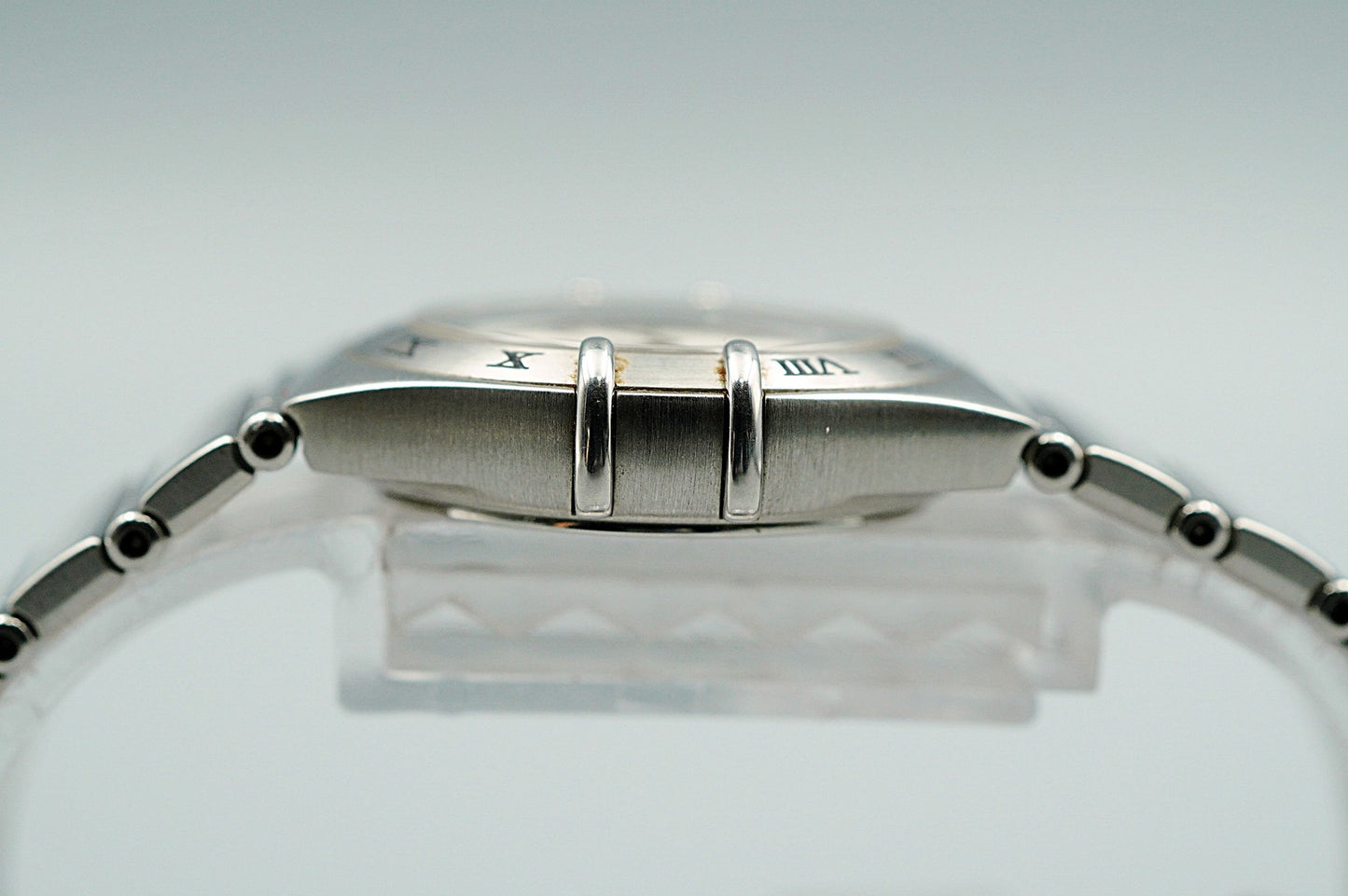 N MINT Vintage 1998 OMEGA Constellation Cal.1456 Qz Silver 25mm Women Watch