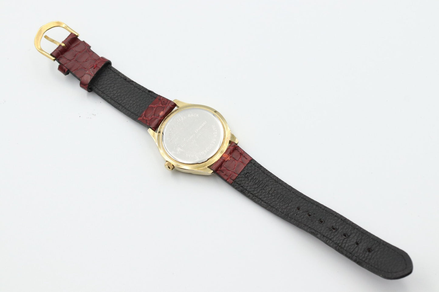 *MINT* Vintage Christiano Domani  Moon CD-2001 Qz White Dial 36mm Mens Watch