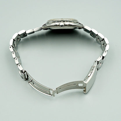 Exc+5 Vintage 1970s SEIKO Lord Matic 5606-7150 Auto White Round 36mm Mens Watch