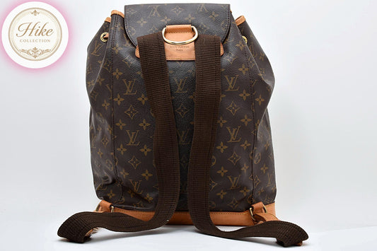 Louis Vuitton Montsouris GM Monogram Backpack Bag M51135 Auth Condition *AB*