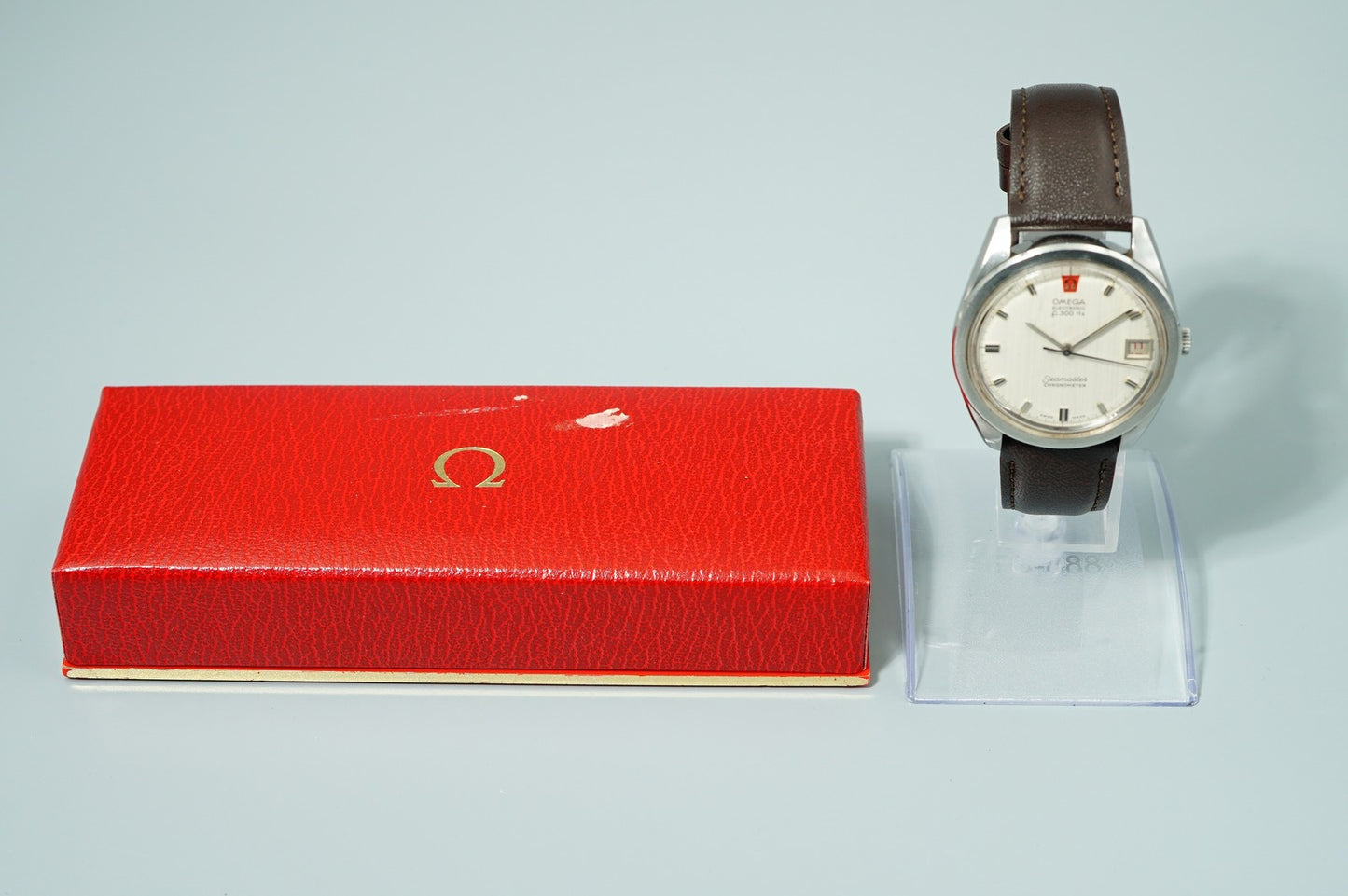 N MINT Vintage 1970 OMEGA Seamaster Cal.1250 Automatic Blue 36mm Mens Watch