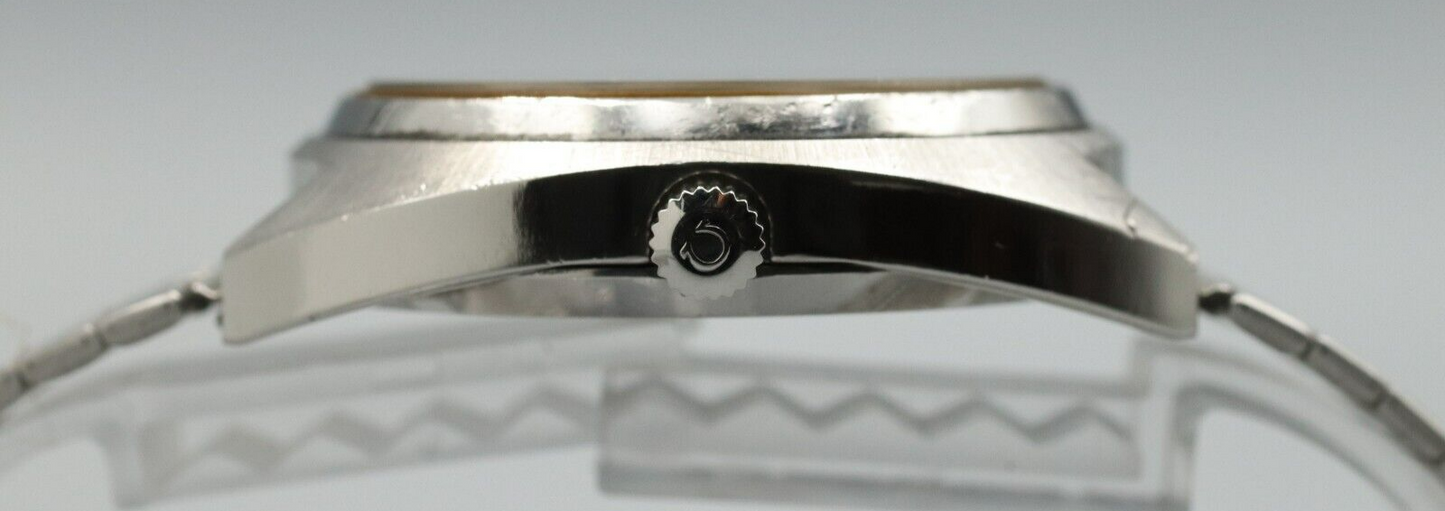 *NEAR MINT* Vintage OMEGA Seamaster COSMIC 2000 Automatic Silver Dial Mens Watch