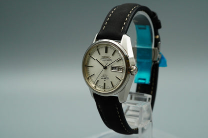 *MINT* Vintage SEIKO KS 5626-7041 Automatic Silver Dial Round 35 mm Mens Watch