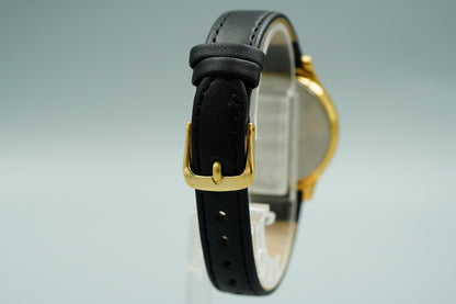 *MINT* Vintage SEIKO V701-1P70 Quartz Gold Dial Round 32mm Mens Watch
