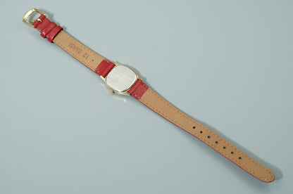 *N MINT* Vintage 1990s OMEGA De Ville Cal.1455 Quartz Gold 20mm Women Watch