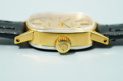 *N MINT* Vintage 1971 OMEGA Geneve Cal.485 Hand Wind Gold Oval 15mm Women Watch
