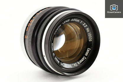 *Near MINT* Canon 50mm F/2.2 Lens for Leica L39 Screw Mount LTM From JAPAN