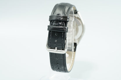 *NEAR MINT* Vintage 1976 SEIKO  Vintage 4843-8041 Qz White Round 37mm Mens Watch