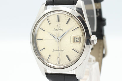 *Exc+5* Vintage OMEGA Seamaster 200m Cal.565 Hand Winding Silver Dial Mens Watch