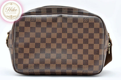 Louis Vuitton Reporter PM Damier Ebene Shoulder Bag N45253 Auth Condition *AB*