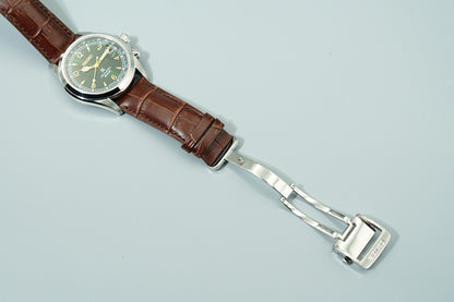 *TOP MINT* SEIKO 6R35-00E0 7771-5011 AT Green Dial Round 39mm Mens Watch