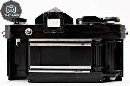 SN739xxxx *Exc+5* Nikon F Eye Level Apollo Black 35mm SLR Film Camera Body JAPAN
