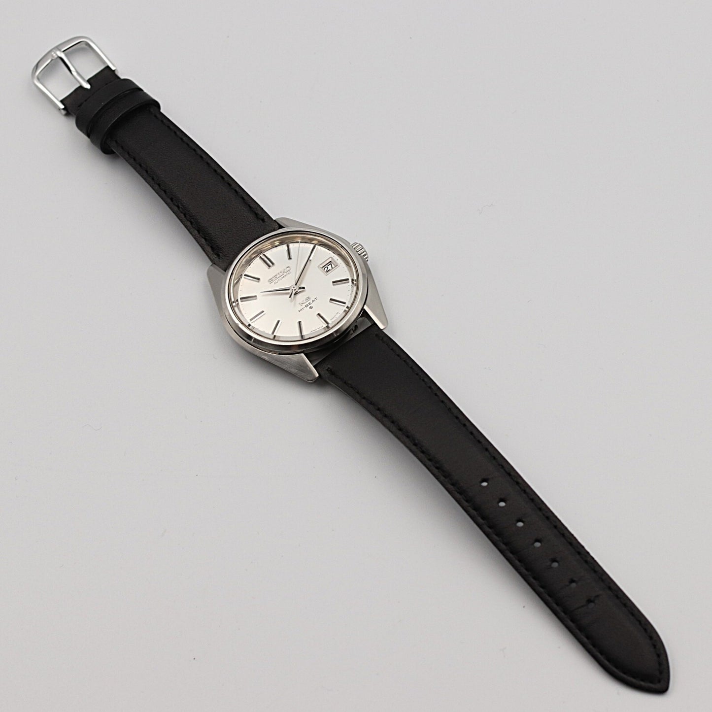 serviced *N MINT* Vintage 1970s SEIKO king 5625-7000 Auto White 37mm Mens Watch