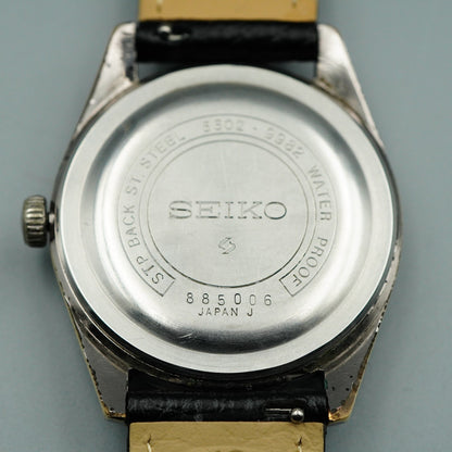 Polished Vintage 1978 SEIKO Sportsman 6602-9982 Hand Wind Silver 36mm Mens Watch
