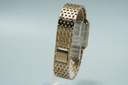 *TOP MINT* Vintage 1991 SEIKO Dolce  8N40-5050 Qz Gray Square 26mm Women Watch