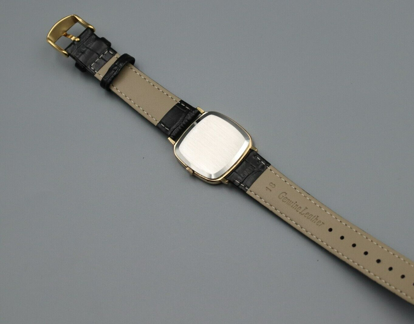 *Exc+5* Vintage OMEGA De Ville Cal.625 Hand Winding Gold Dial Square Mens Watch