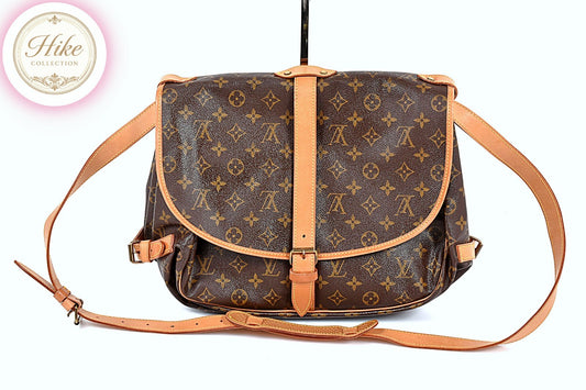 Louis Vuitton Saumur 35 Monogram Shoulder Bag M42254 Authentic Condition *B*