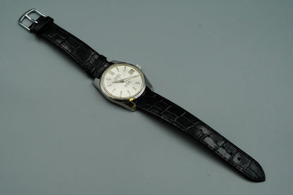 Exc+5 1960s SEIKO GRAND SEIKO 43999 Hand Winding Silver Round 36mm Mens Watch