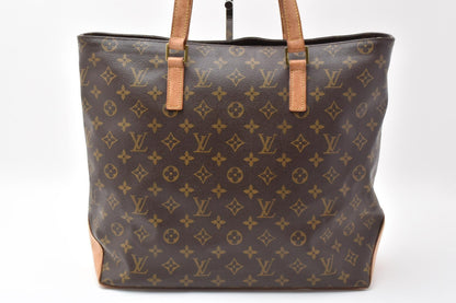 Louis Vuitton CABAS MEZZO Monogram Brown Tote Bag M51151 Authentic Condition SA