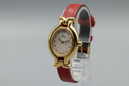 5 Collors [NEAR MINT in Box] FENDI 640L Change Belt Quartz Ladies Watch JAPAN