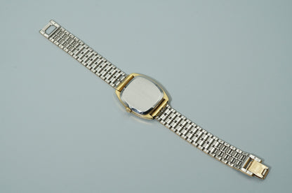 *Exc+5* Vintage 1970s OMEGA De Ville Cal.625 Hand Wind Gold Square Women Watch