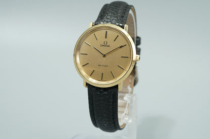 Vintage 1973 OMEGA De Ville Cal.625 Ref.111.0107 Hand Wind Gold 33mm Mens Watch