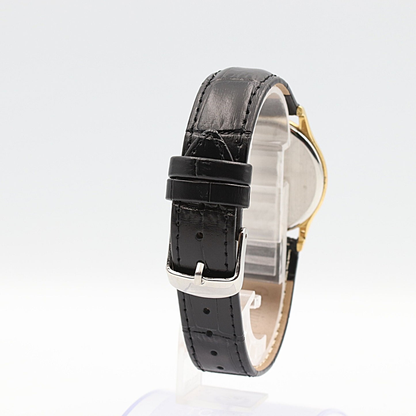*NEAR MINT* Vintage 1977 OMEGA De Ville Cal.1365 Qz Black Roman 33mm Mens Watch