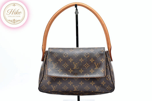 Louis Vuitton Mini Looping Monogram Shoulder Bag M51147 Auth Condition AB B0121