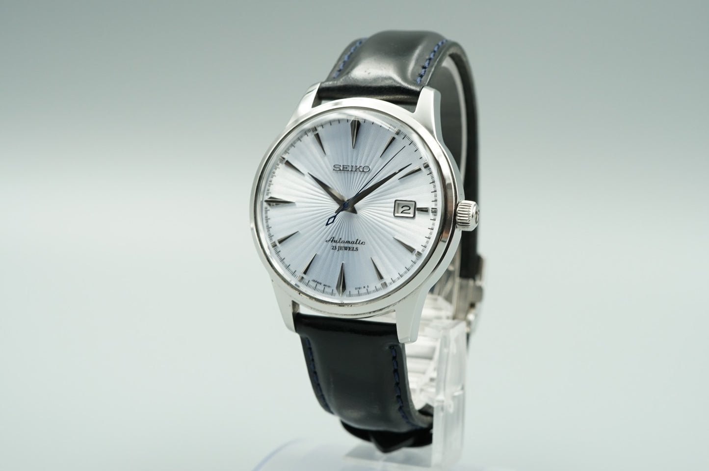 *MINT* SEIKO Presage 6R15-01S1 Automatic Blue Dial Round 39mm Mens Watch