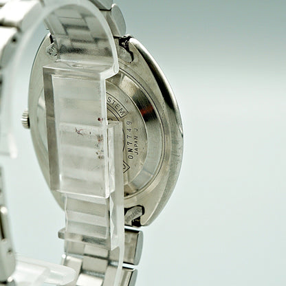 Exc+5 Vintage 1970s SEIKO Lord Matic 5606-7150 Auto White Round 36mm Mens Watch