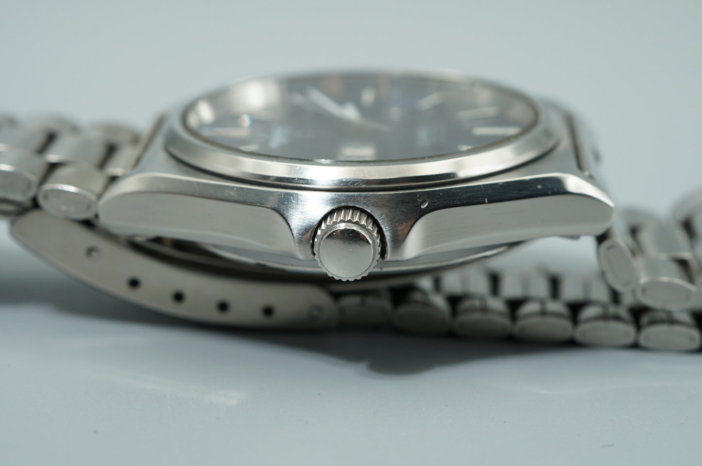 Working for Parts Vintage 1980s SEIKO Silver Wave 8229-8000 Qz 37mm Mens Watch