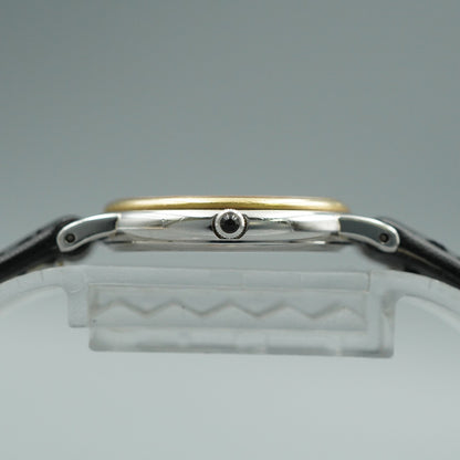 *NEAR MINT* Vintage SEIKO CREDOR 1271-0011 Quartz Silver Round 24mm Women Watch