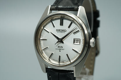 *Exc+4* Vintage 1969 SEIKO KS HI-BEAT 5626-7000 Automatic Silver 36mm Mens Watch