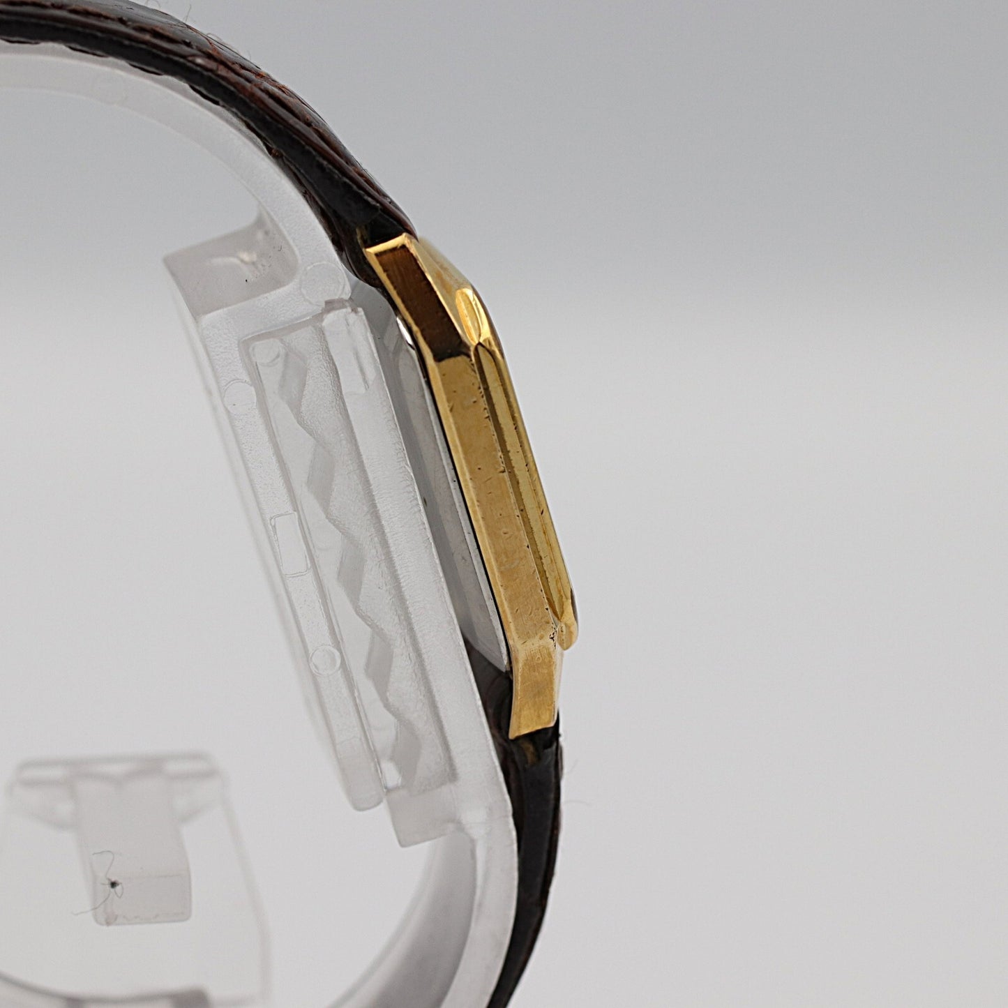 *NEAR MINT* Vintage 1986 OMEGA De Ville Cal.1387 Qz Gold Square 20mm Women Watch