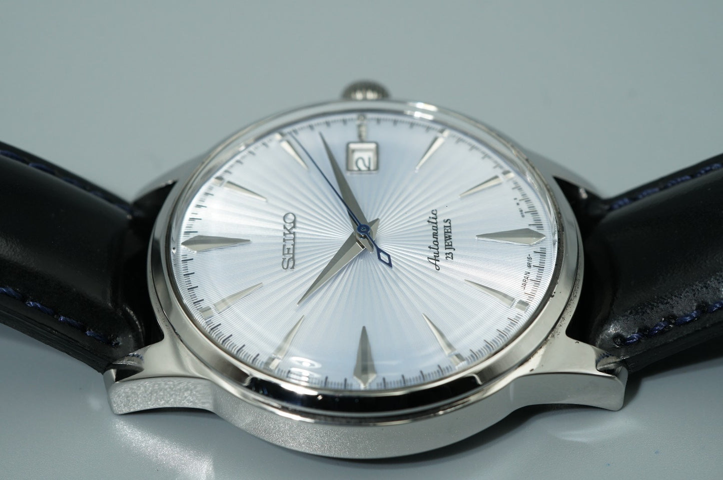 *MINT* SEIKO Presage 6R15-01S1 Automatic Blue Dial Round 39mm Mens Watch