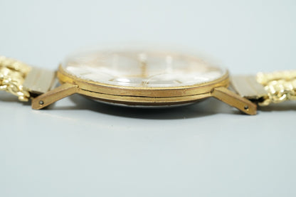 Vintage 1970 SEIKO SPORTSMAN  J15005E Hand Wind Silver Round 35mm Mens Watch