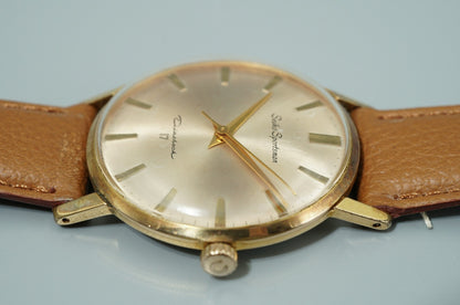 *Exc+5* Vintage SEIKO Sportsman 15019E Hand Winding Gold Dial 35mm Mens Watch