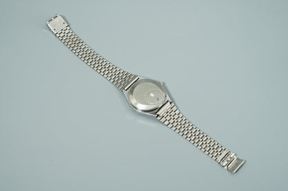 *Working for Parts* Vintage 1970s SEIKO KING 4823-8050 Qz Blue 36mm Mens Watch