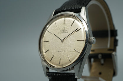*Exc+3* Vintage 1973 OMEGA De Ville Cal.711 Automatic Cream Dial 34mm Mens Watch