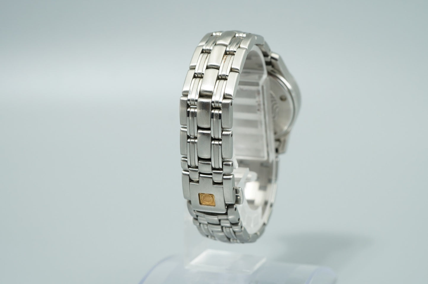 Vintage 1991 OMEGA Seamaster Cal.1424 Qz White Round Date 28mm Women Watch