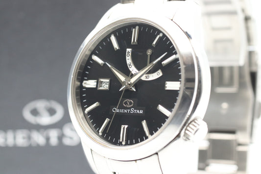 *N MINT* ORIENT STAR EL00-C0 Automatic Black Dial Round 39mm Mens Watch