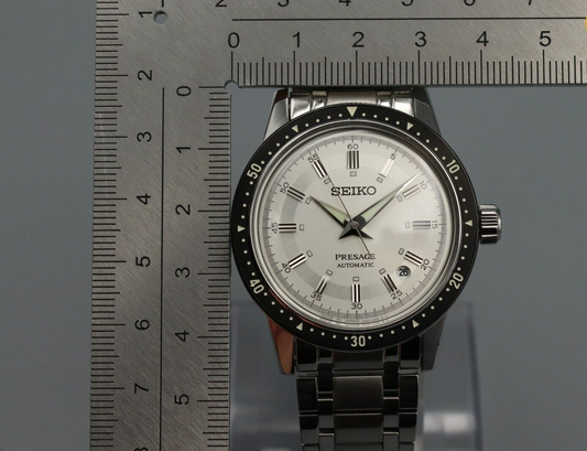 *N MINT+++* SEIKO Presage 4R35-05Z0 Automatic White Dial Date Round Mens Watch