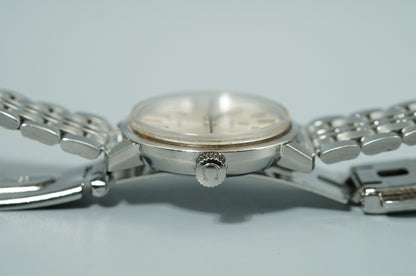 NEAR MINT Vintage OMEGA De Ville Hand Winding Silver Dial Round 22mm Women Watch
