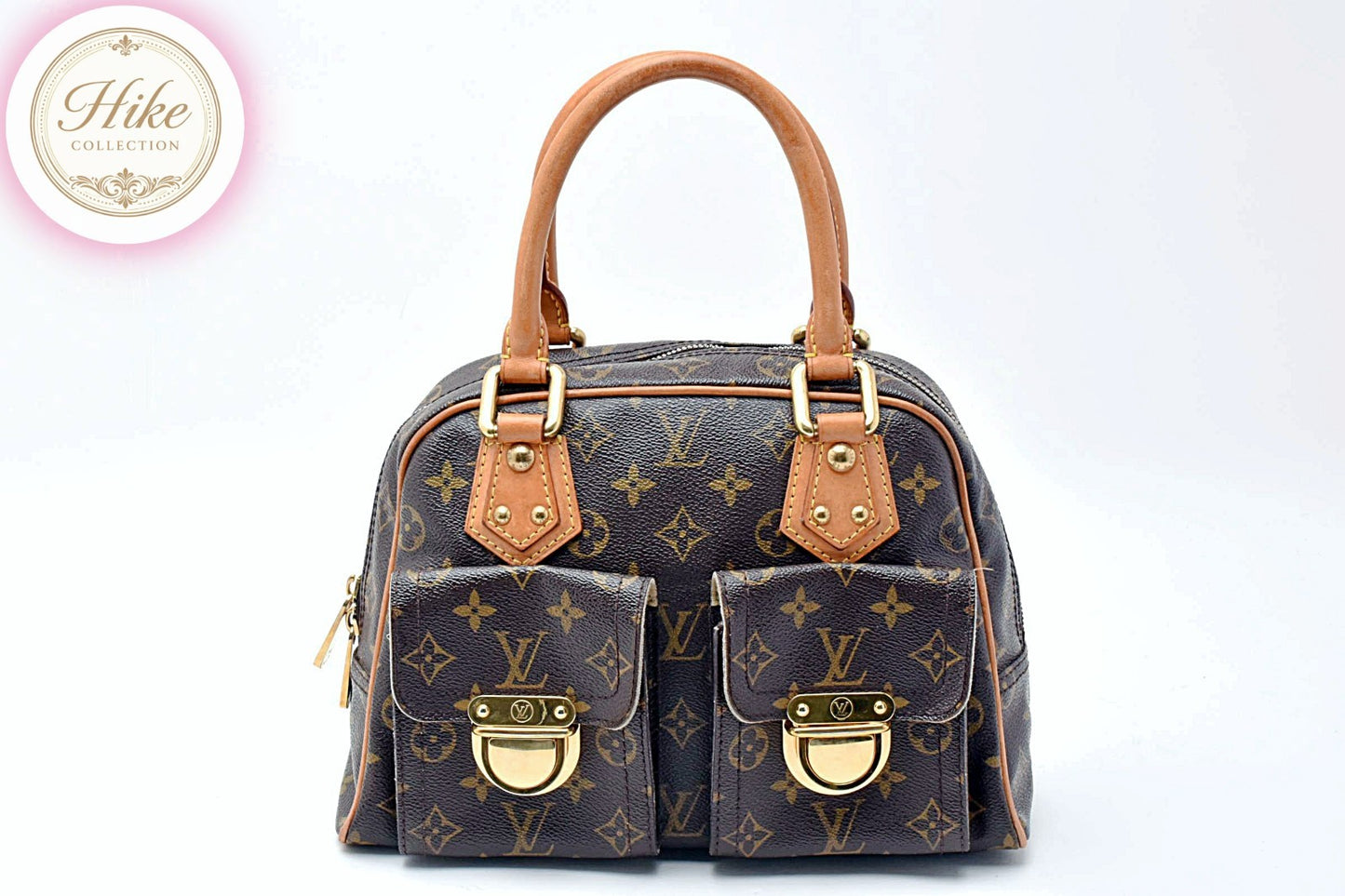Louis Vuitton Manhattan PM Monogram Brown Handbag M40026 Authentic Condition *A*
