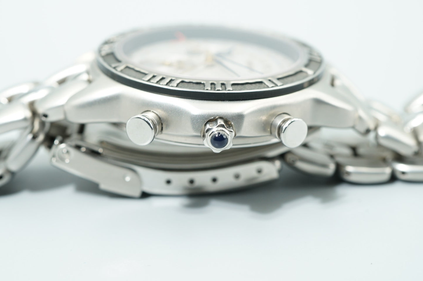 N MINT Vintage 1991 SEIKO PRESAGE  6M13-7000 Quartz Silver Round 38mm Mens Watch