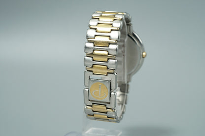 Vintage 1988 SEIKO Presage Moonphase 7F38-6040 Quartz White 35mm Mens Watch